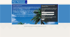 Desktop Screenshot of mijnpensioen.nl
