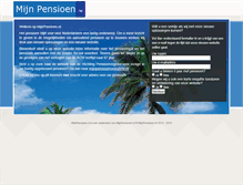 Tablet Screenshot of mijnpensioen.nl